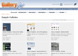 Cheap Gallery Personal Web Hosting Example