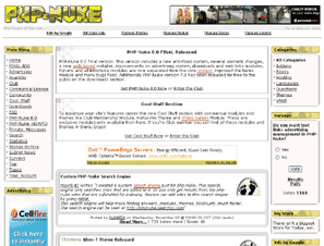 Cheap PHP-Nuke Personal Web Hosting Example