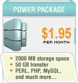 Power Personal Web Hosting Package